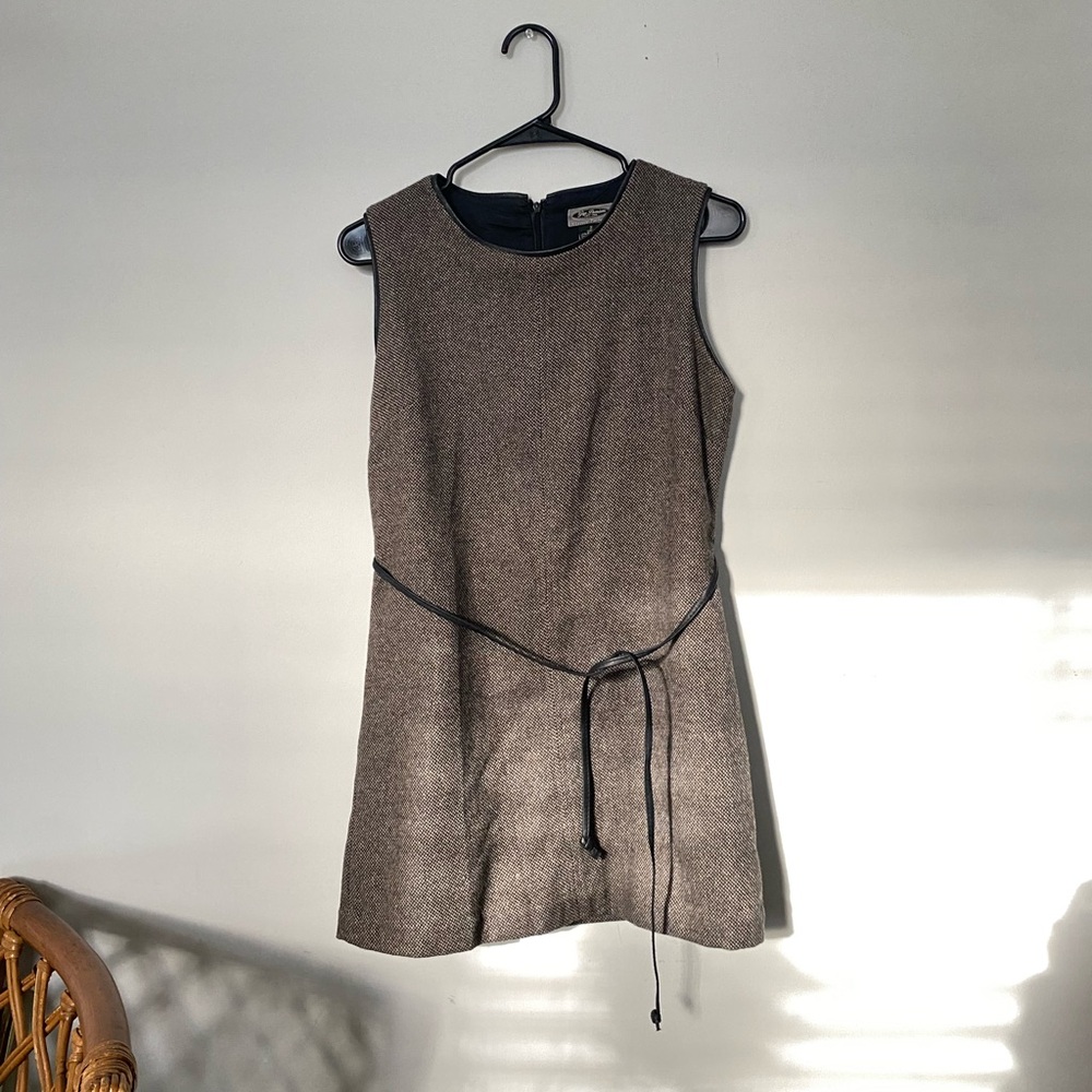 wool vintage mini dress